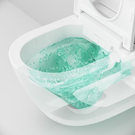 CCC301700SC Sensation подвесной унитаз с интегрированным электронным биде TouchReel, артикул CCC301700SC