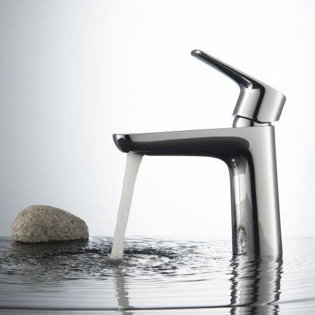 Смеситель для раковины 98, без донного клапана AQUATEK AQ1110CR БЕТТА, артикул AQ1110CR