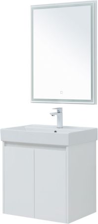 Мебель для ванной Aquanet Nova Lite 60 белый глянец (2 дверцы), артикул 00302532