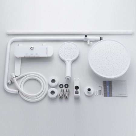 Душевая система Shevanik S4726C, белый