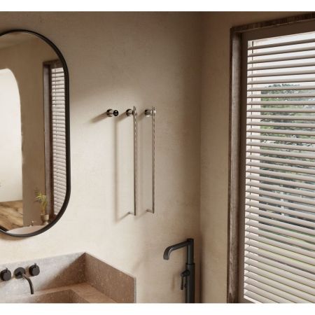 Полотенцесушитель электрический Terminus Рондо П2 35х76, хром, артикул 4670078568151