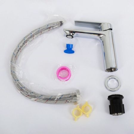 COMFORT Комплект для ванной - душевая стойка с изливом и смеситель для раковины, артикул COMFORT-CVD/LS-01