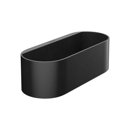 Корзинка, Hansgrohe, WallStoris, для хранения, ширина, мм-250, глубина, мм-100, высота, мм-71, материал-пластик, цвет-черный матовый, артикул 27912670