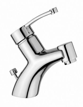 Смеситель Planet с донным клапаном для раковины, цвет хром