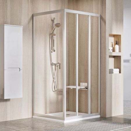 Душевой уголок Ravak Supernova ASDP3-110 S 00VD0U02Z1 профиль Сатин стекло Transparent, артикул 00VD0U02Z1