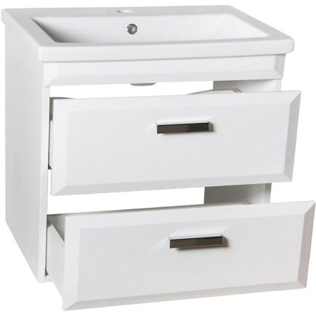 Тумба под раковину Style Line Лотос 70 Люкс Plus подвесная Белая, артикул СС-00000376