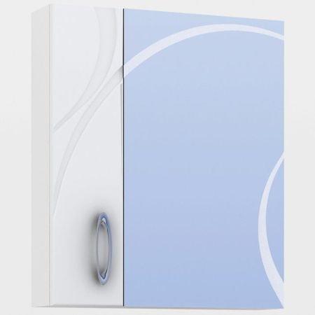 Зеркальный шкаф Vigo Mirella 60 Белый, артикул 36-600