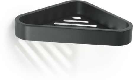 Gedy Outline, решётка угловая 1-уровневая, цвет черный матовый, артикул 3283(14)