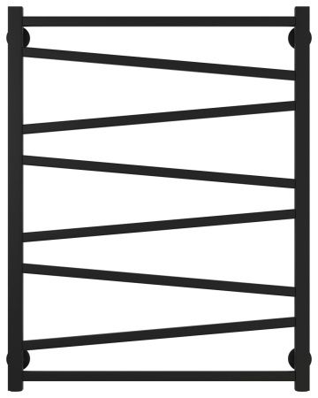 Полотенцесушитель водяной Сирокко 800х600 (Матовый Чёрный) Полотенцесушитель водяной Сирокко 800х600 (Матовый Чёрный)