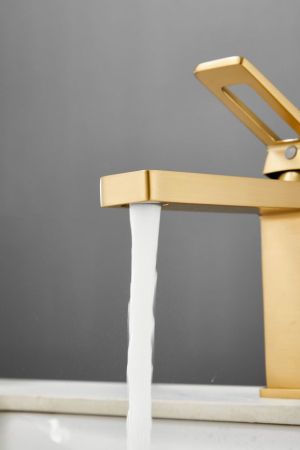 Смеситель для раковины HAIBA цвет: золотой (HB10732-5), артикул HB10732-5