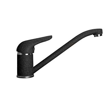 Смеситель для кухни GranFest 2124, черный
