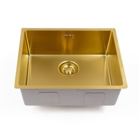 Кухонная мойка Grandex Aqua Optima 5011361, золото, артикул 5011361