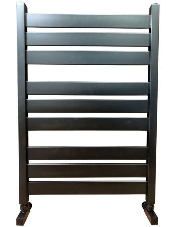 Водяной полотенцесушитель Ника Modern ЛМ 7 80x50 Черный матовый 9 перекладин