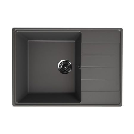 Кухонная мойка Ulgran Quartz Prima 700-09, мокрый асфальт, артикул Prima 700-09