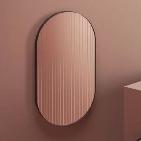 Artceram Б/С Зеркала Зеркало Arco 50х90 см в металлической раме, цвет moka, артикул ACS017 56