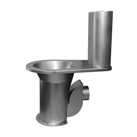 Унитаз напольный с баком антивандальный Тругор УНсбАУЛЬТРА ЛАЙТ, сатин, артикул УНсбАУЛЬТРА ЛАЙТ