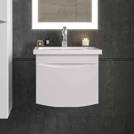 Комплект мебели для ванной Бриклаер ВЕГА 50, белый, артикул ВЕГА 50