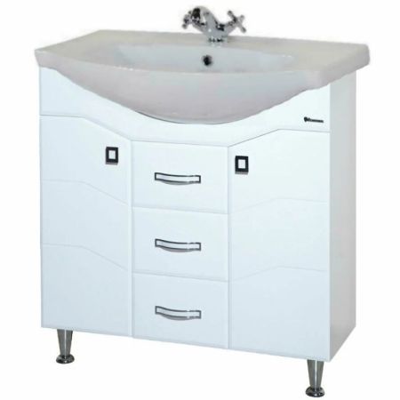 Тумба под раковину Bellezza Джулия 75 4631212000012 Белая, артикул 4631212000012