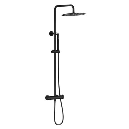 Душевая система с термостатом Knotlor SS-24/BL, черный, артикул SS-24/BL