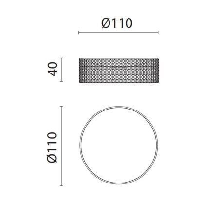 OASIS DEFILE Мыльница настольная, рифленая, цвет золото, артикул 0AGD027OR