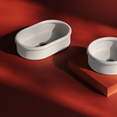 Artceram BRERA Раковина накладная 60х40 h 15, без отв под смеситель, цвет белый матовый, артикул BRL003 05 00