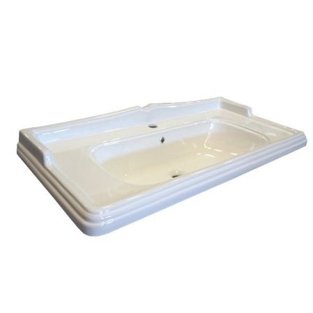 Тумба с раковиной Comforty Монако 100 4136346 Белая