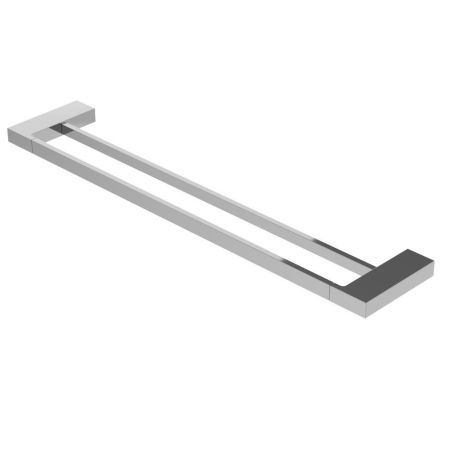 SLIDER-THD-60-NOP Полотенцедержатель двойной 60 см, исполнение черный матовый, артикул SLIDER-THD-60-NOP