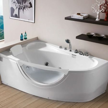 Акриловая ванна Gemy G9046 K 161х96 L с гидромассажем