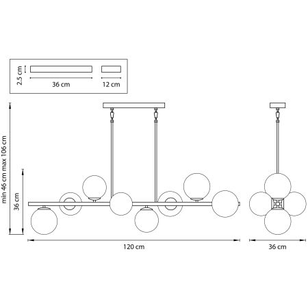 Люстра потолочная Croco Lightstar 815083, артикул 815083