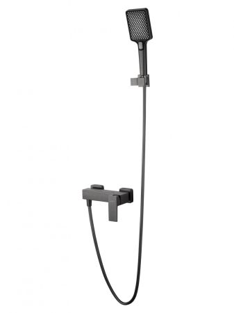 Смеситель для душа WONZON & WOGHAND CUBE 2.0, Темный графит (WW-88048068-BGM)