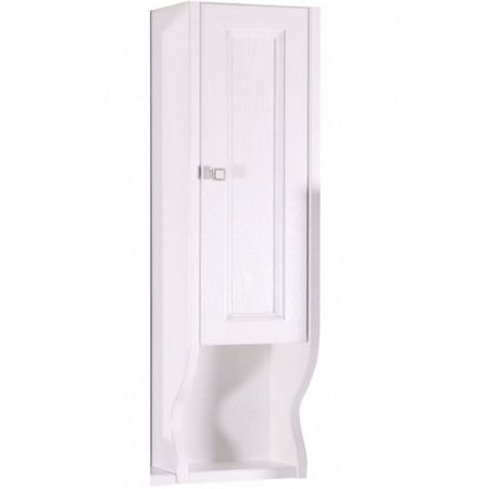 Подвесной шкаф ASB-Woodline Гранда 24 Белый c серебряной патиной, артикул 11485