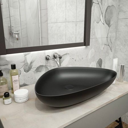 Раковина чаша Maretti EL13NS56-560, черная, артикул EL13NS56-560