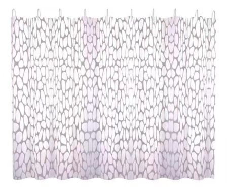 Штора для ванной FASHUN A8815, белый