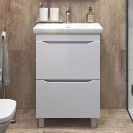 Тумба с раковиной напольная VIGO Grani 201, 60 см, артикул 201-com