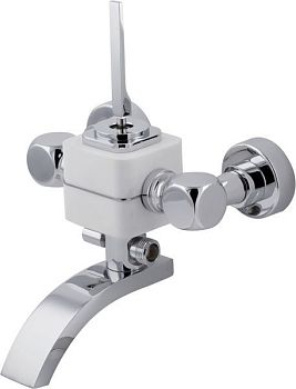 Mariner Seve, однорычажный смеситель для ванны, цвет венге