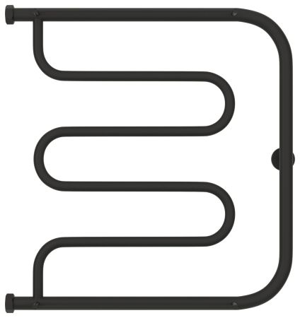 Полотенцесушитель водяной "Лира+" 2П 600х600 Н. Г. 1" (МУАР Темный Титан), артикул 15-4012-6060