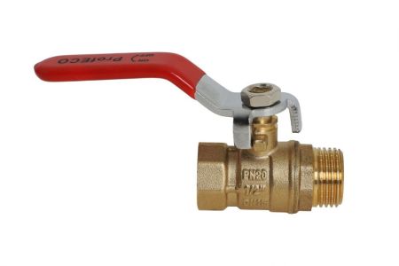 Кран шаровой ProfECO 1/2 ВР-НР муфтовый ручка Ду15 Ру20 (11Б27п1), артикул PE-12FML