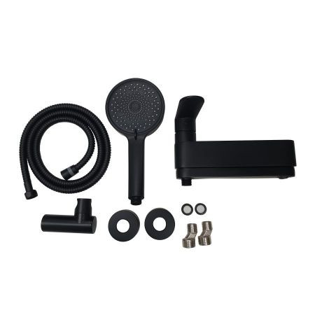 Смеситель для ванны Haiba HB61590-7, черный, артикул HB61590-7