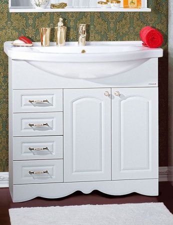 Тумба под раковину Бриклаер Анна 90 Белая