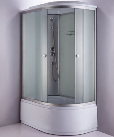 Душевая кабина Niagara NG-2310 120x80 L стекло матовое задние стенки белые, артикул 23101424L