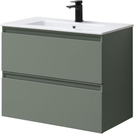 Тумба под раковину Allen Brau Eclipse 80 1.E1002.CGM олива матовый, артикул 1.E1002.CGM