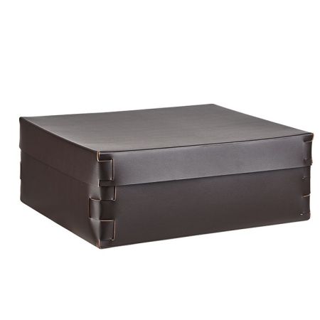 ADJ Коробка Snob, 36x30xH13,5 см., цвет: шоколад/капучино, артикул 3630.06/04