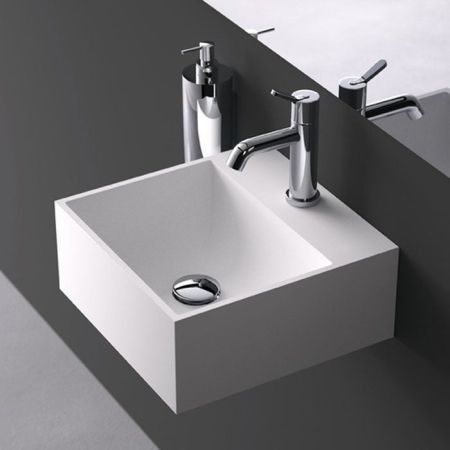 Agape Handwash Раковина подвесная 35x35x15 см, квадратная, 1 отв., цвет: белый, артикул ACER09941RZ *1