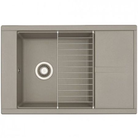 Кухонная мойка Акватон Делия 78 1A715132DE250 Серый шелк, артикул 1A715132DE250
