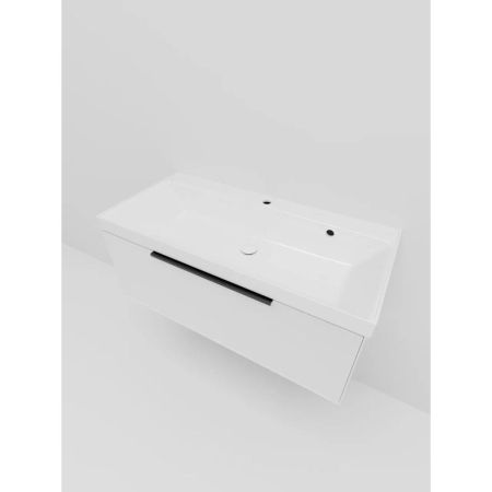 Тумба под раковину подвесная La Fenice SIMPLA FNC-01-SIM-B-100, белая, артикул FNC-01-SIM-B-100