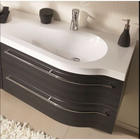 Puris Swing, раковина из минерального литья 900 мм левая, цвет белый, артикул WMM509L1