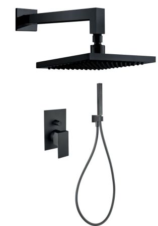 Душевая система встраиваемая Webert Pegaso PE890103560, черный, артикул PE890103560