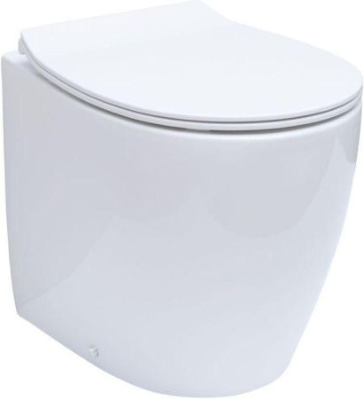 Чаша приставного унитаза Allen Brau Fantasy 4.11007.20 белый глянец, артикул 4.11007.20