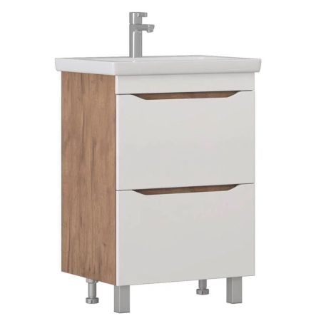 Тумба под раковину напольная VIGO Grani 201 дуб золотой, 60 см, артикул 201 дуб золотой