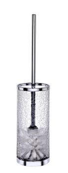 Surya Crystal, напольный ерш без крышки 9х9хh36 см, эффект битого стекла, цвет светлая бронза